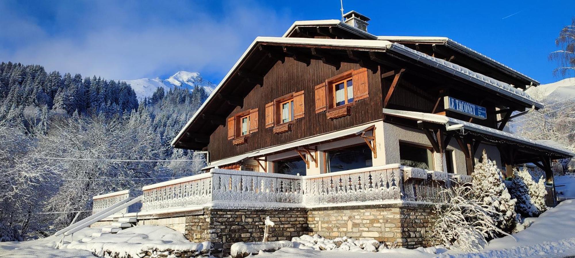 Le Taconet Hotell Le Praz de Lys Eksteriør bilde