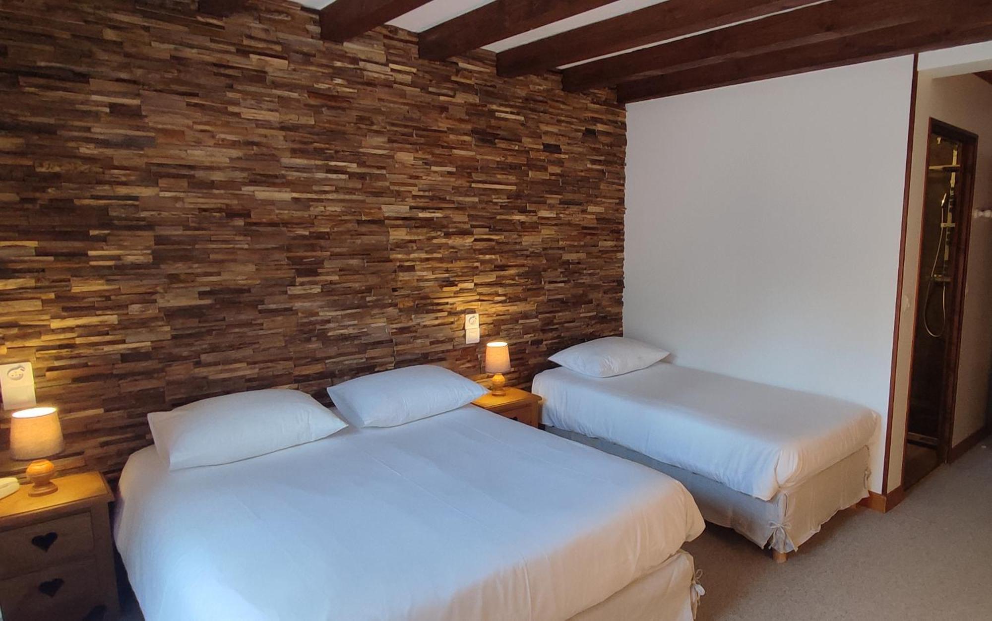 Le Taconet Hotell Le Praz de Lys Rom bilde
