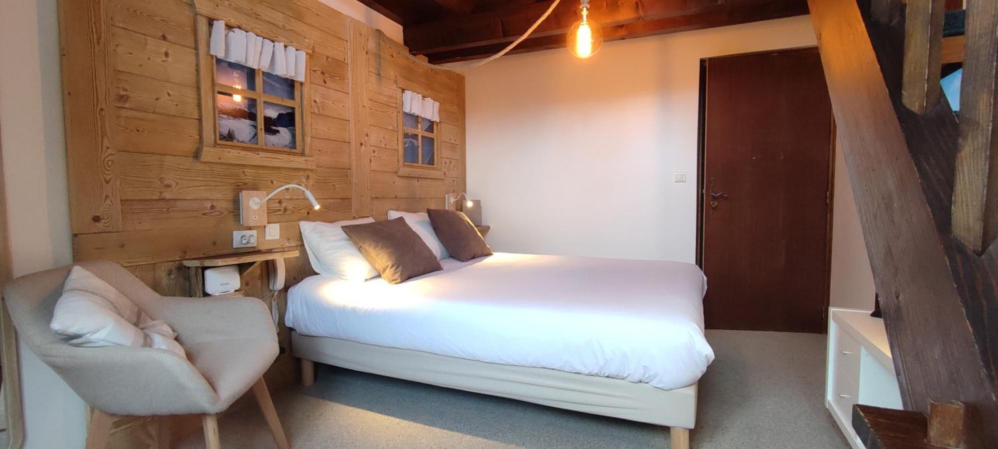 Le Taconet Hotell Le Praz de Lys Rom bilde