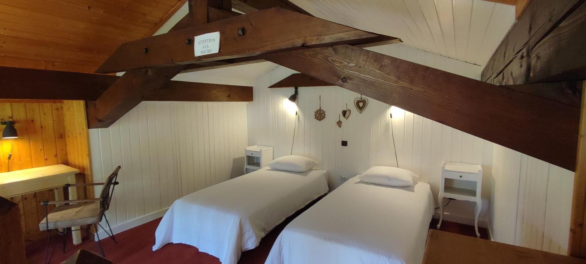 Le Taconet Hotell Le Praz de Lys Rom bilde