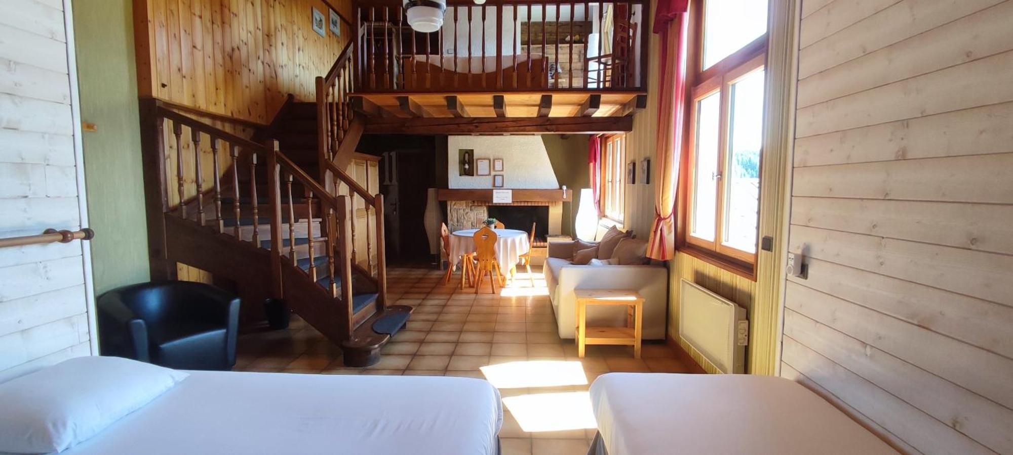 Le Taconet Hotell Le Praz de Lys Rom bilde