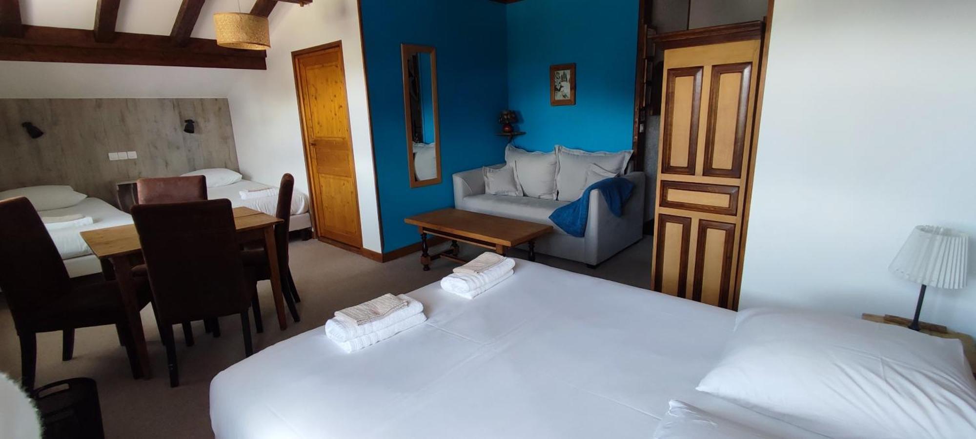 Le Taconet Hotell Le Praz de Lys Rom bilde