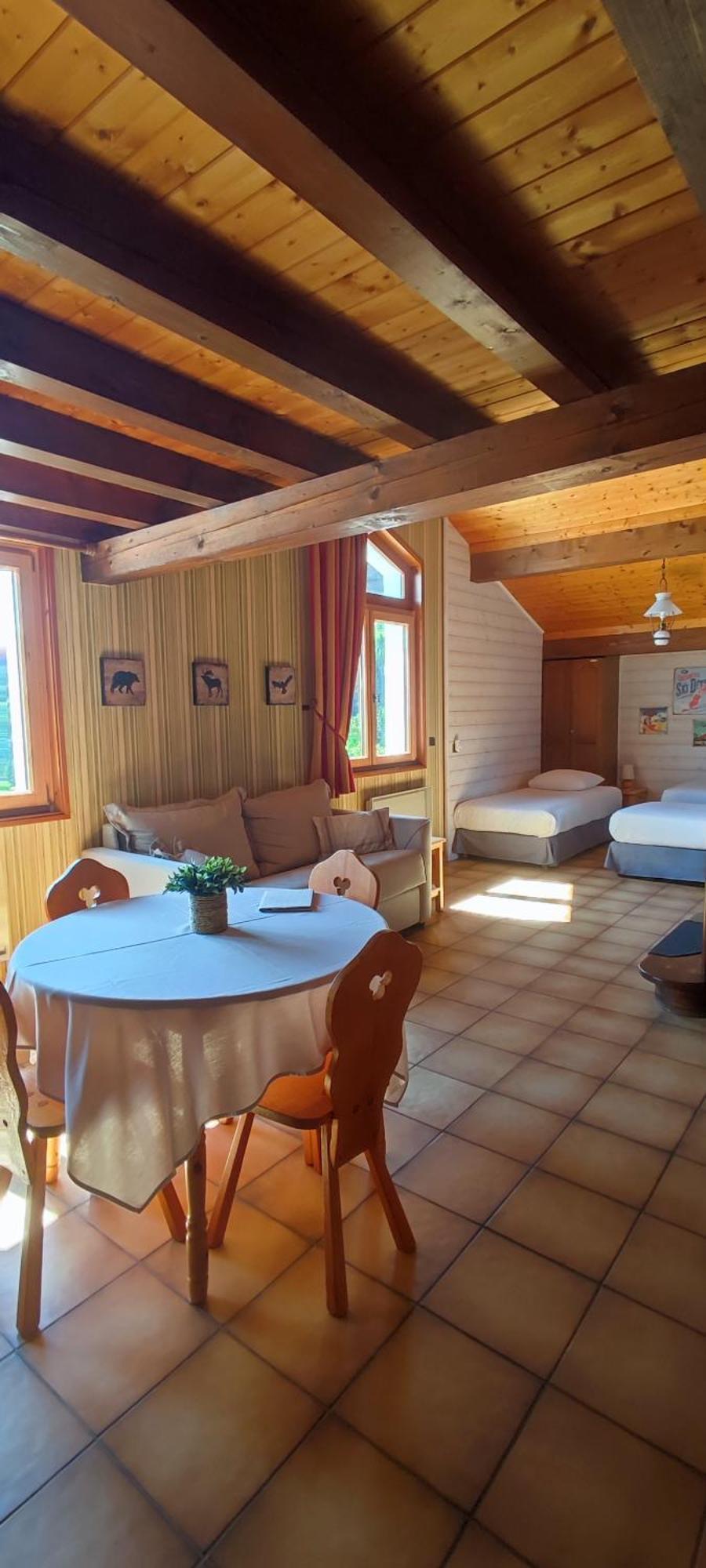 Le Taconet Hotell Le Praz de Lys Rom bilde