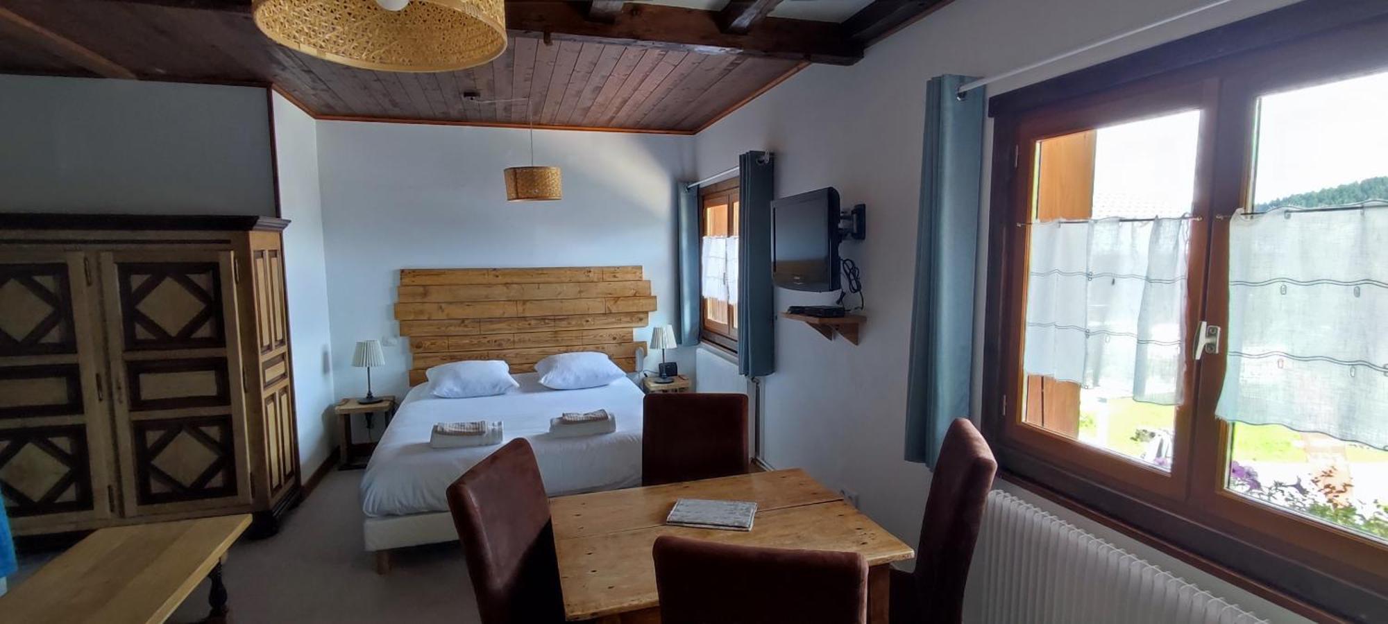 Le Taconet Hotell Le Praz de Lys Rom bilde